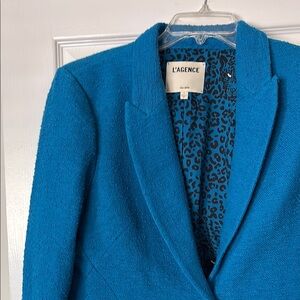 L'AGENCE Vibrant Blue Blazer